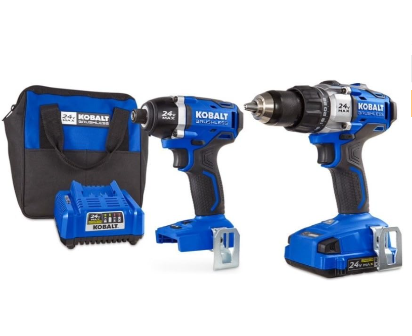 Kobalt 2-Tool 24-Volt Max Lithium Ion (Li-ion) Brushless Motor Cordless ...