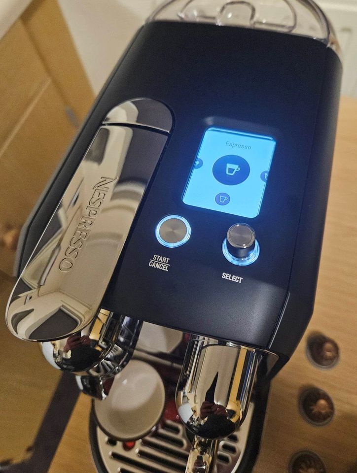 Nespresso Creatista Plus Coffee Machine by Sage, Black Truffle Denive