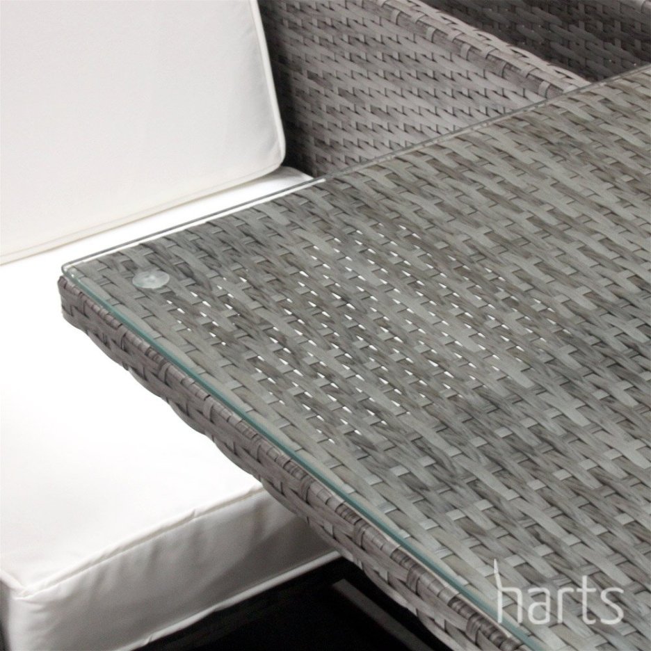 · Harts Premium Rattan Dining Set, Cube 8 Seats Garden Patio