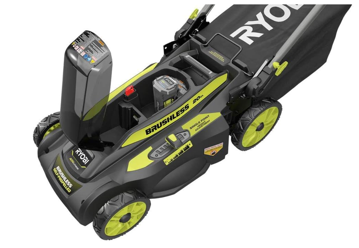 Ryobi 20 In 40 Volt 60 Ah Lithium Ion Battery Brushless Cordless Walk Behind Self Propelled 6746