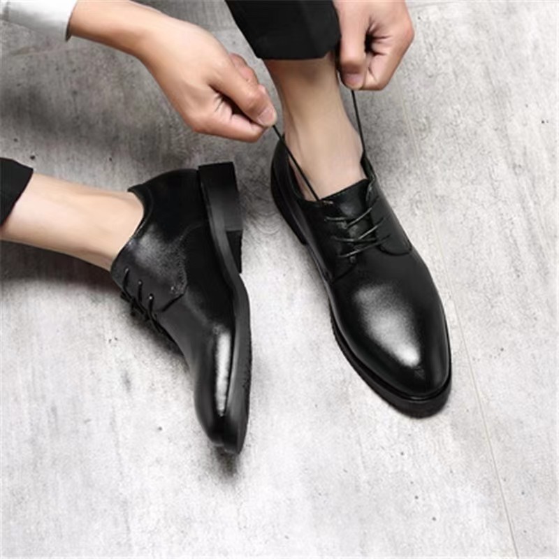 Summer Men's Shoes ventilation Office shoes Business Social contact Formal wear Pointed Leather casual shoes