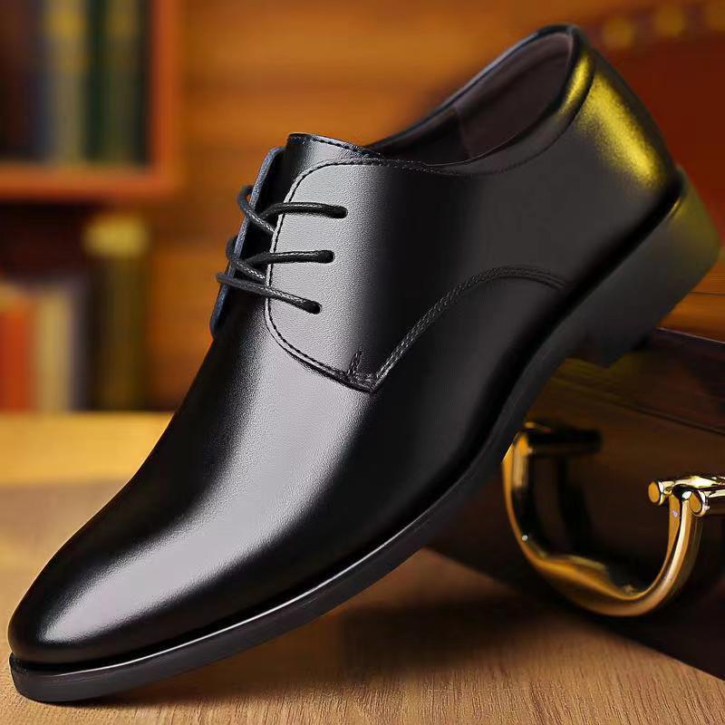 Summer Men's Shoes ventilation Office shoes Business Social contact Formal wear Pointed Leather casual shoes