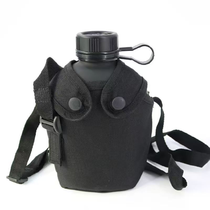 Old-fashioned outdoor large-capacity water cups, portable stainless steel insulated cups for mountain climbing