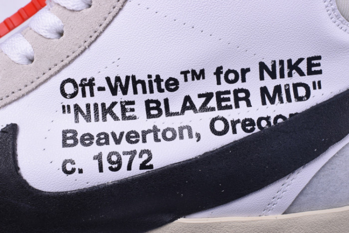 OFF-WHITE x Nike Blazer MID THE TEN 10 Virgil Abloh AA3832-100