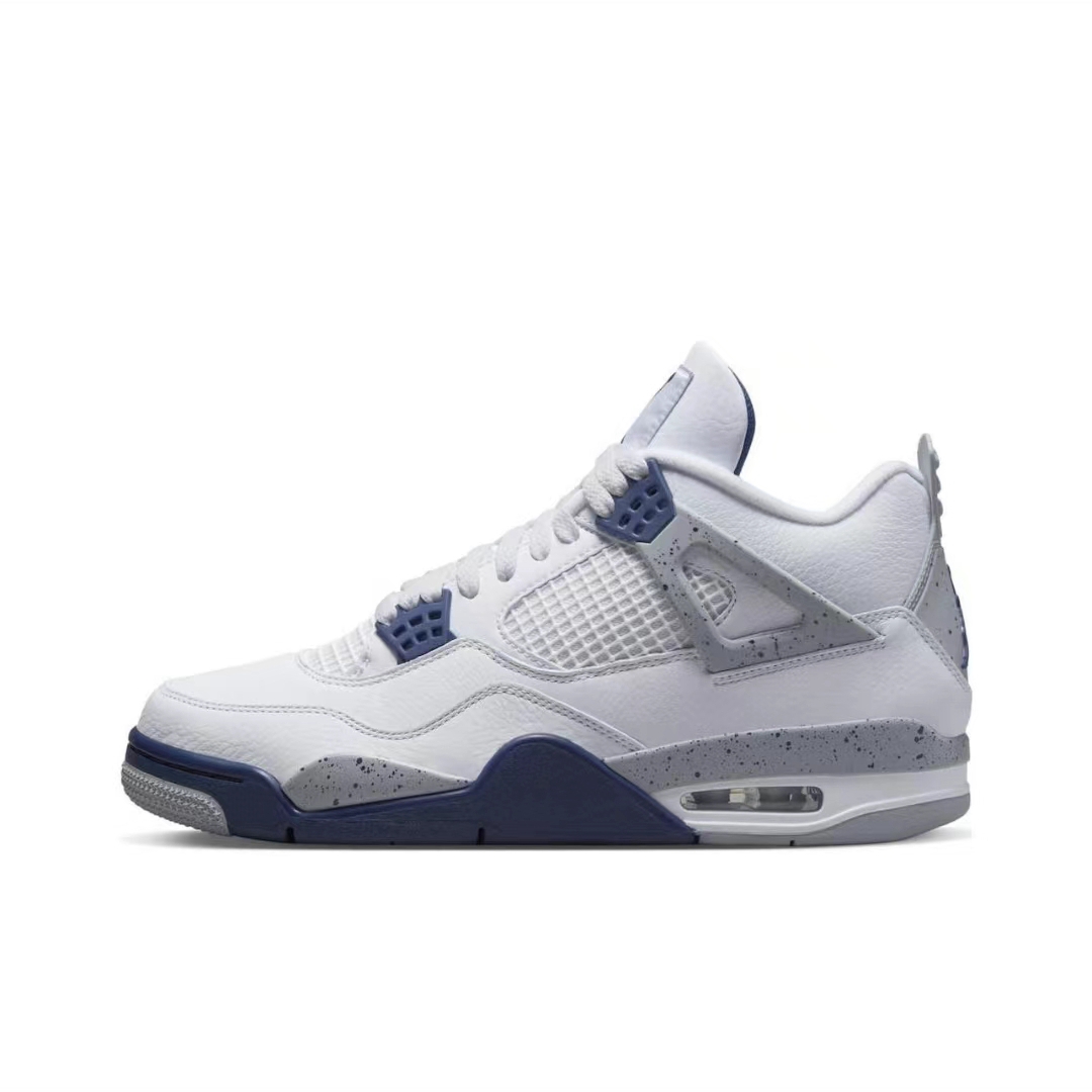 Jordan 4 RetroWhite Midnight Navy DH6927-140