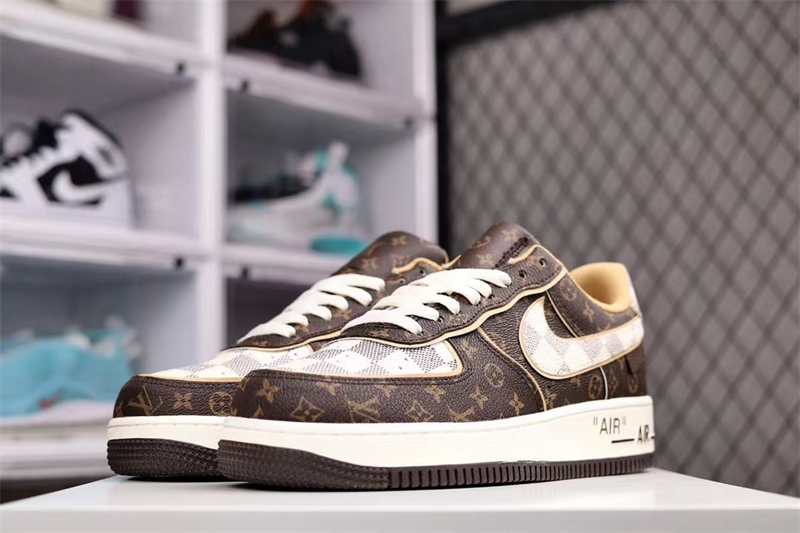 Nike Air Force 1 LowLouis Vuitton Monogram Brown Damier Azur
