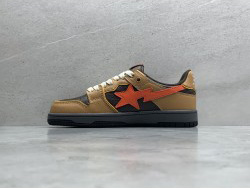 GT A Bathing Ape Bape SK8 Sta Brown Orange