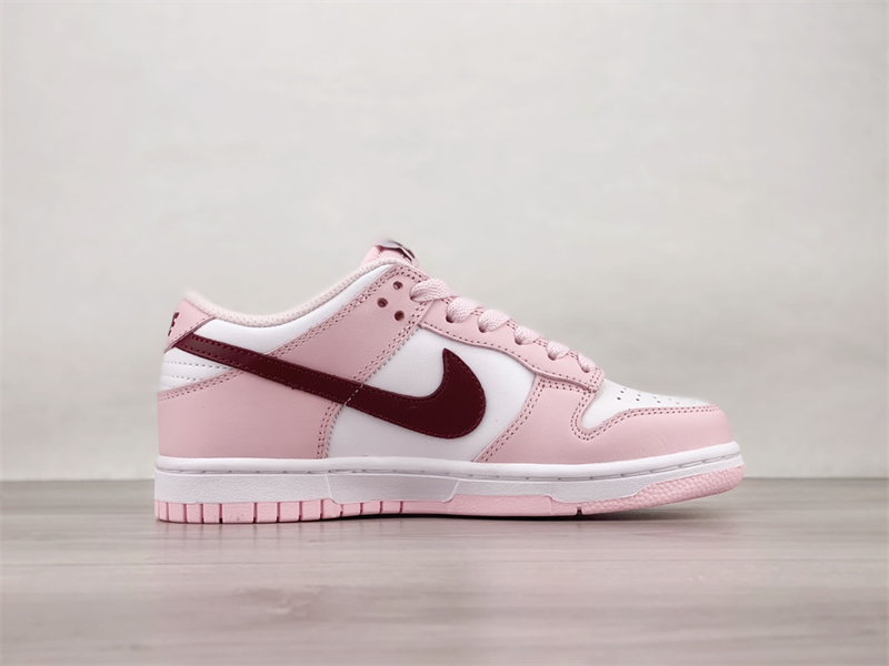 Women's Nike Dunk Low Pink Foam Red White CW1590-601