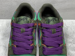 GT A Bathing Ape Bape Dark Purple Green