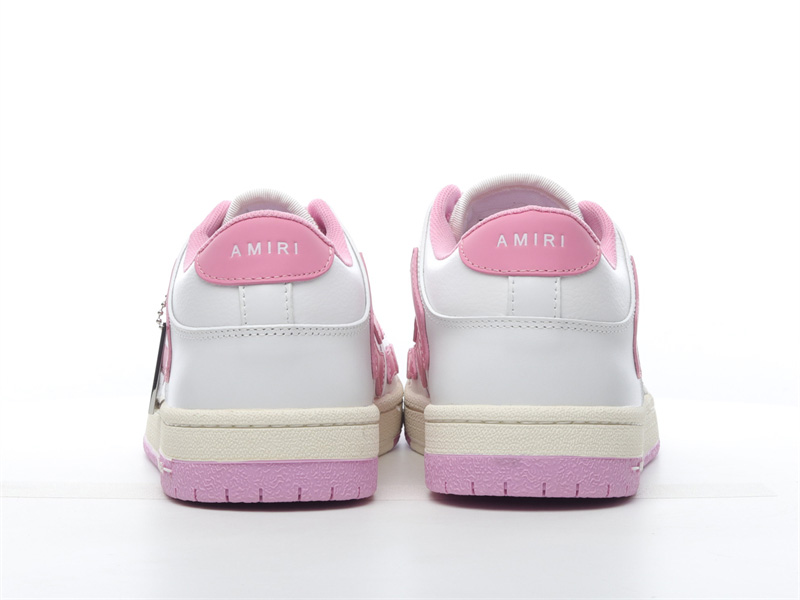 AMIRI Skel Top Pink and white WFS003-109