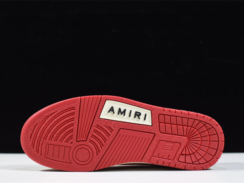 AMIRI Skel Top Low Red White MFS003-9460