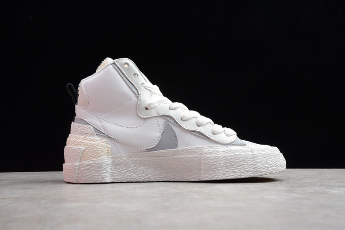 Sacai x Blazer Mid White Grey BV0072-100