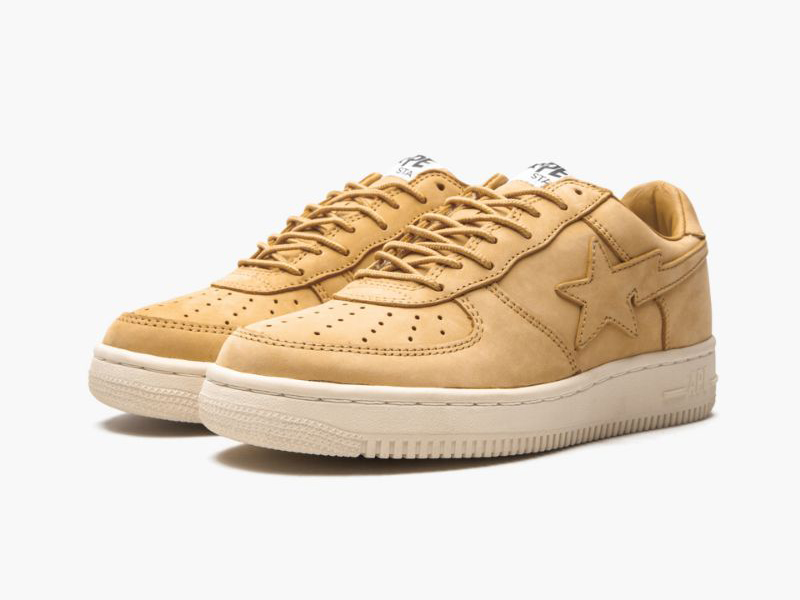 A BATHING APE® Mens BAPE STA YELLOW NUBUK