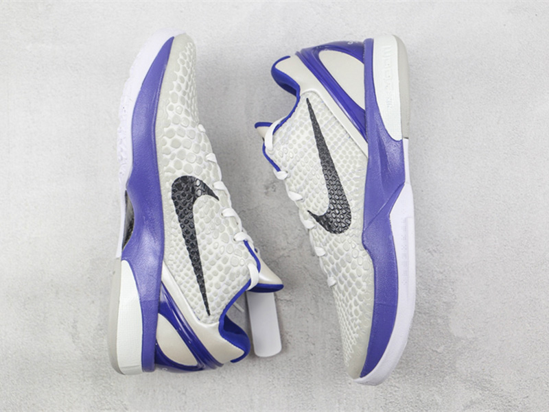 Nike Zoom Kobe 6 White Blue Black 436311-100