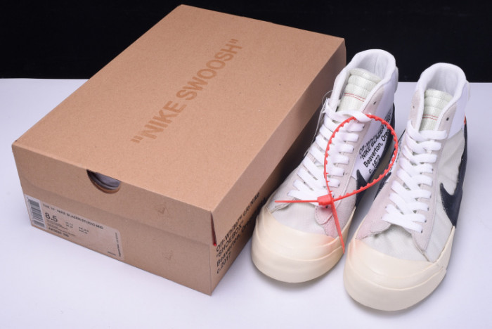 OFF-WHITE x Nike Blazer MID THE TEN 10 Virgil Abloh AA3832-100