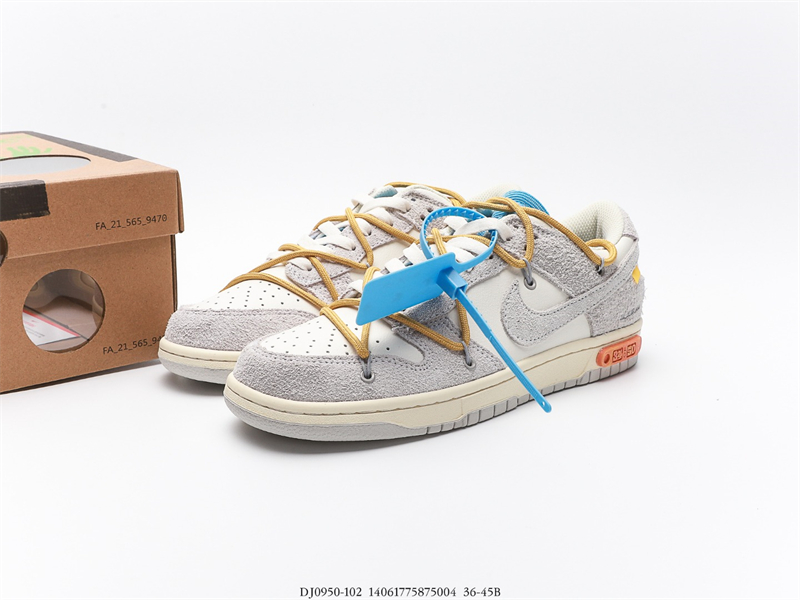 OFF WHITE X Nike Dunk SB Low The 50 NO.34 DJ0950-102