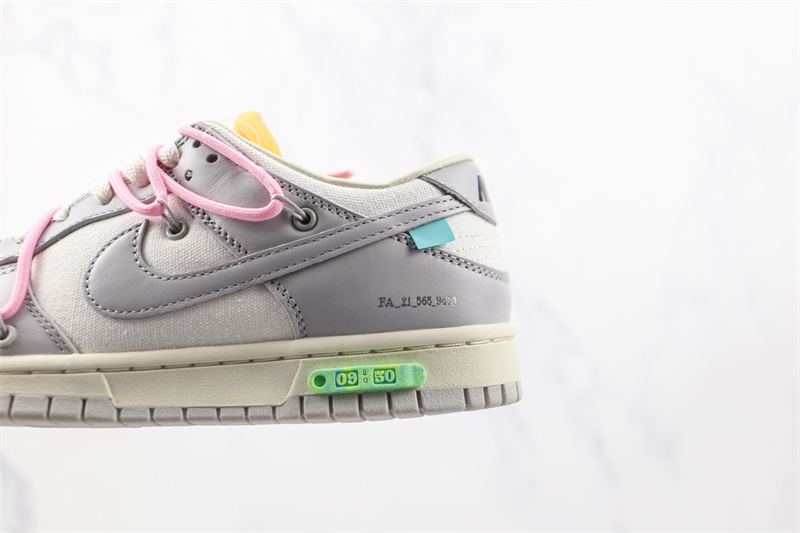 OFF WHITE X Nike Dunk SB Low The 50 NO.09 DM1602-109