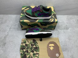 GT A Bathing Ape Bape Dark Purple Green