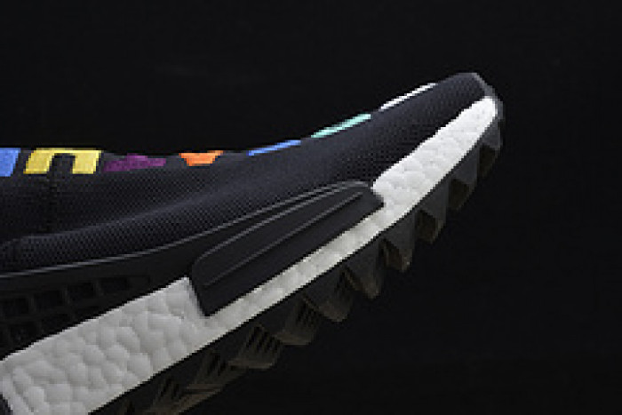 Pharrell x Adidas NMD Hu Tri-Color Black Running shoes 114970010
