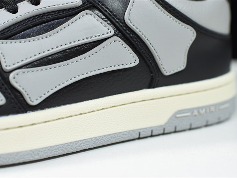 AMIRI Skel Top Low Black Gery MFS003-016