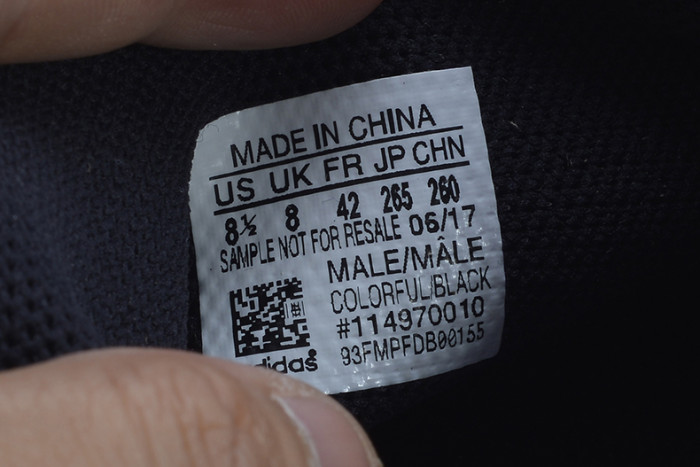 Pharrell x Adidas NMD Hu Tri-Color Black Running shoes 114970010