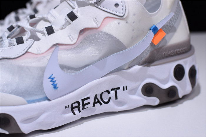 Off White x Nike Upcoming React Element 87 AQ0068-100
