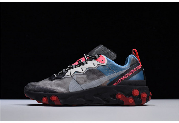 Nike React Element 87 Blue Chill Solar Red AQ1090-006