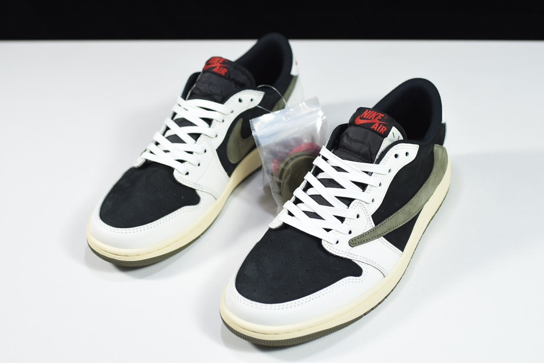 Jordan 1 Retro Low Travis Scott Olive  DZ4137-106