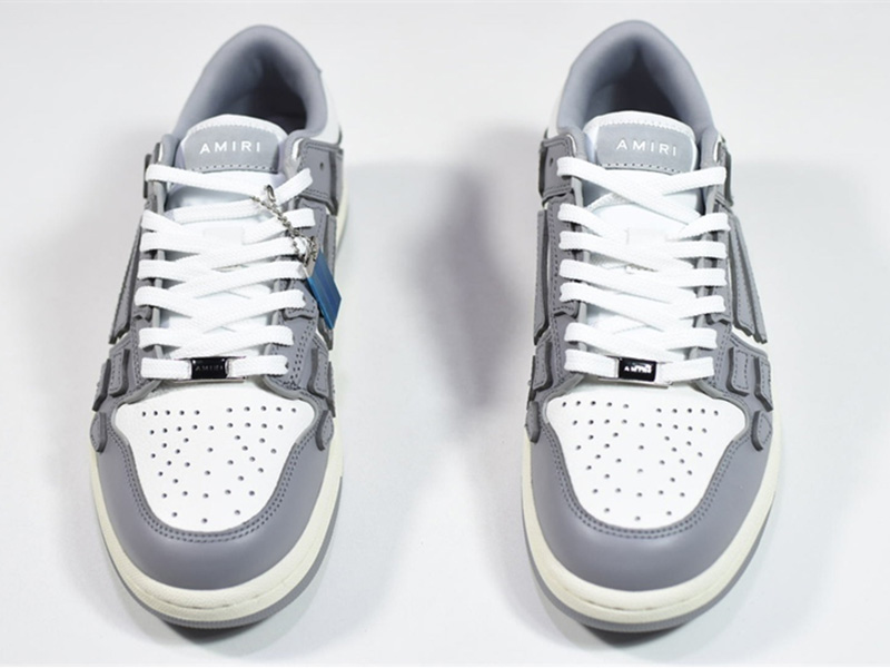 AMIRI Skel Top Low Gery White MFS003-043