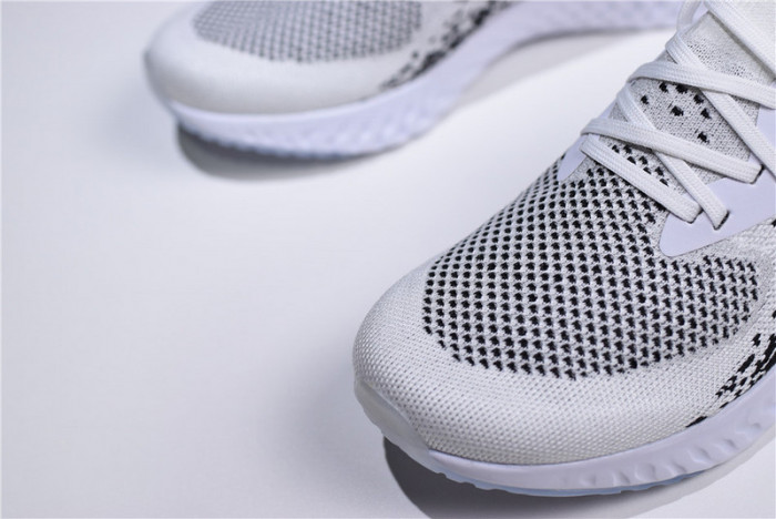 Mens Nike Epic React Flyknit White/Black-Gold AQ0067-071