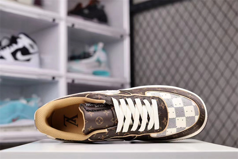 Nike Air Force 1 LowLouis Vuitton Monogram Brown Damier Azur
