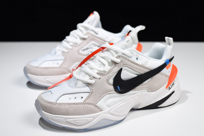 Off-White x nike M2K tekno White, Black & Team Orange A03108 058