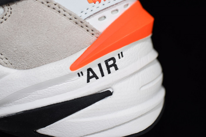 Off-White x nike M2K tekno White, Black & Team Orange A03108 058