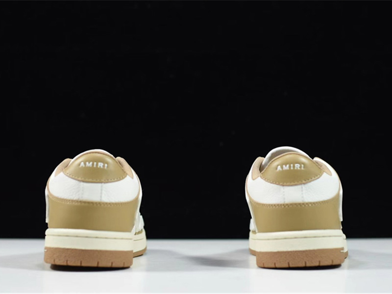 AMIRI Skel Top Low Brown White MFS003-281