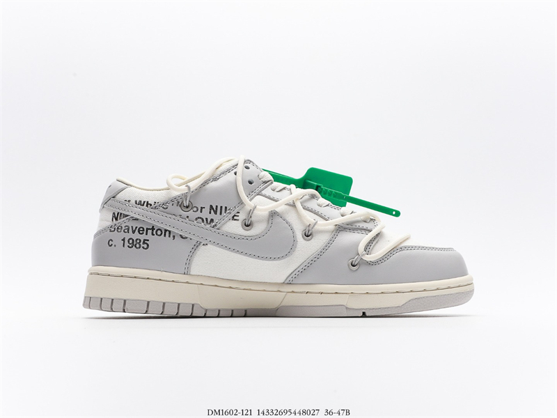 Nike Dunk Low Off-White Lot 25 DM1602-121 SAIL/NEUTRAL GREY-PALE IVORY
