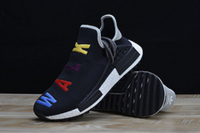 Pharrell x Adidas NMD Hu Tri-Color Black Running shoes 114970010