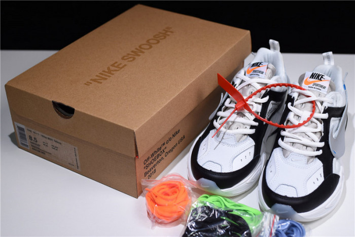 Off-White x nike M2K tekno Black ,White A03108 062