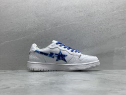 A Bathing Ape Bape Court Sta White Blue Camo