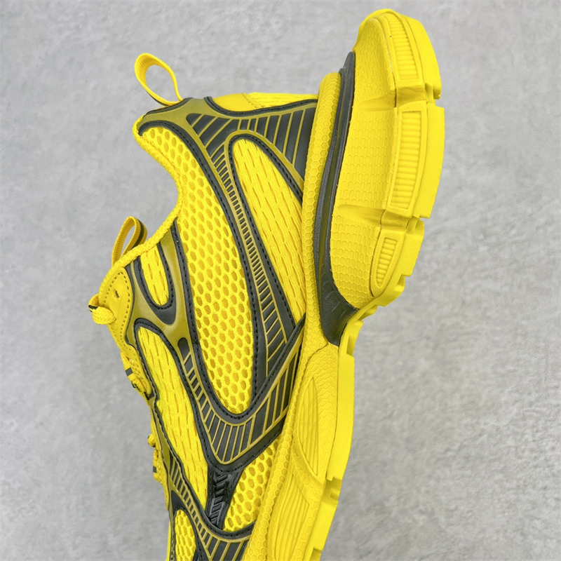 Balenciaga mesh tie yellow black 734734W3XL27010