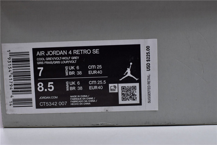 Air Jordan 4 SE Neon CT5342-007