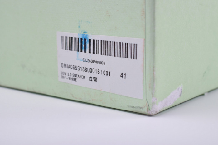 Off-White 3.0 Low Sneaker (Black & White) OMIA065S188000161001