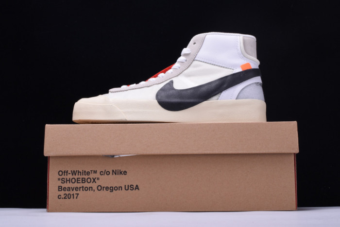 OFF-WHITE x Nike Blazer MID THE TEN 10 Virgil Abloh AA3832-100