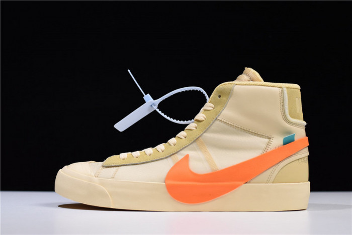 Off-White Nike Blazer Studio Mid Pale Vanilla AA3832-700
