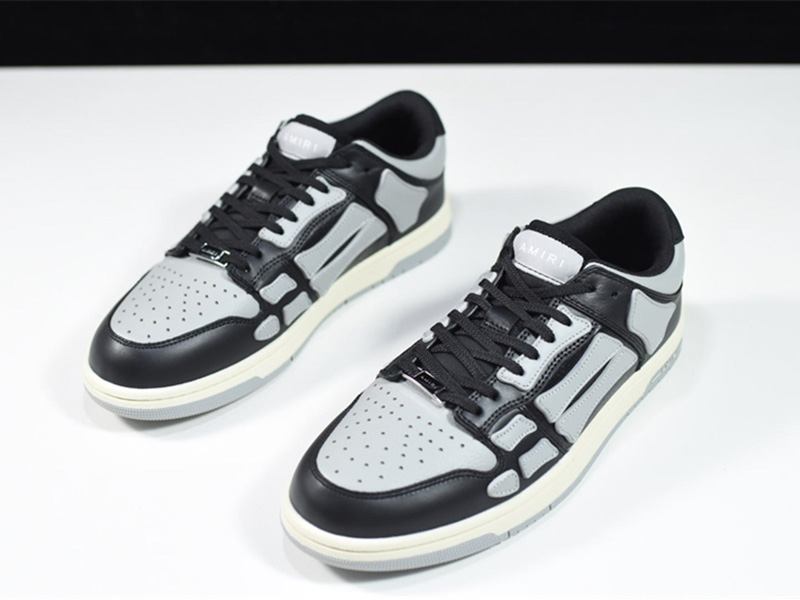 AMIRI Skel Top Low Black Gery MFS003-016