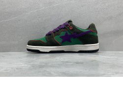 GT A Bathing Ape Bape Dark Purple Green