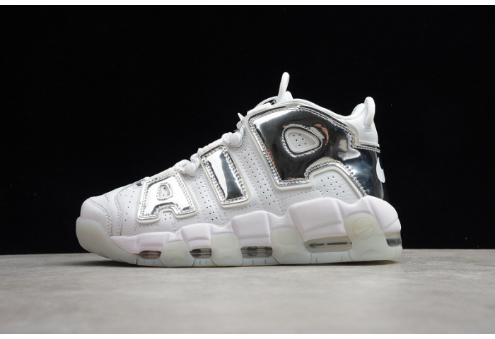 Nike Air More Uptempo White Chrome Blue Tint 917593-100
