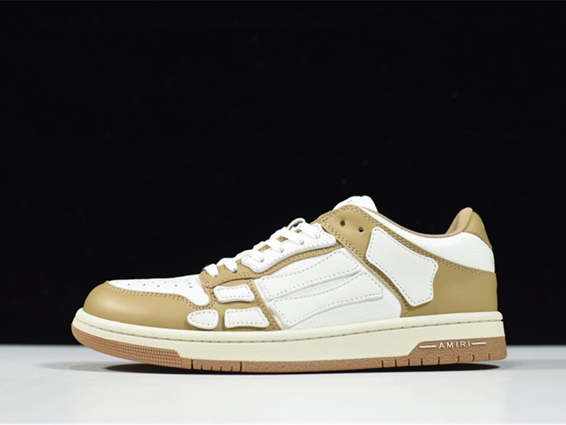 AMIRI Skel Top Low Brown White MFS003-281