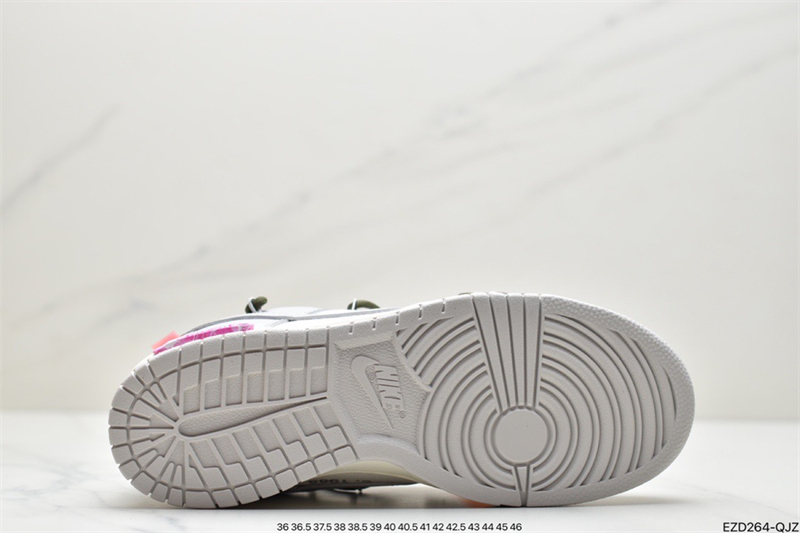 Nike Dunk Low Off-White Lot 22 DM1602-124 SAIL/NEUTRAL GREY-MEDIUM OLIVE