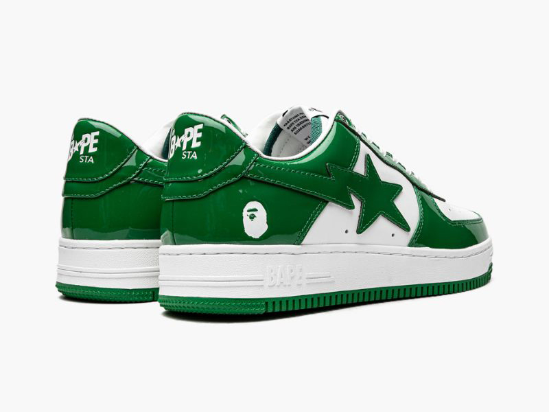 A BATHING APE® Womens BAPE STA LOW L IT GREEN