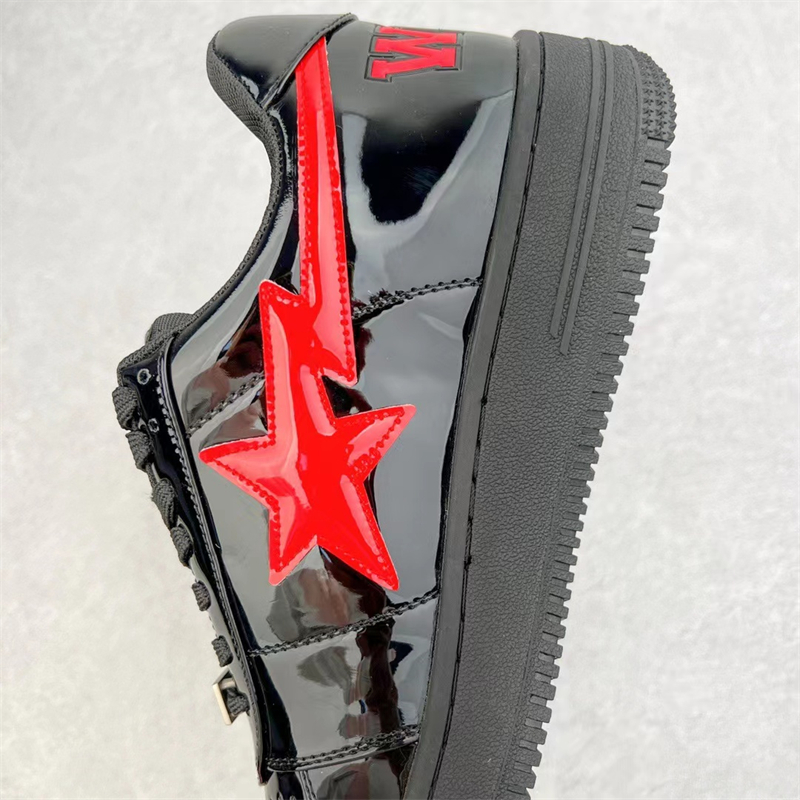 A Bathing Ape Bape Sta Low Shark Black 1F70-291-004